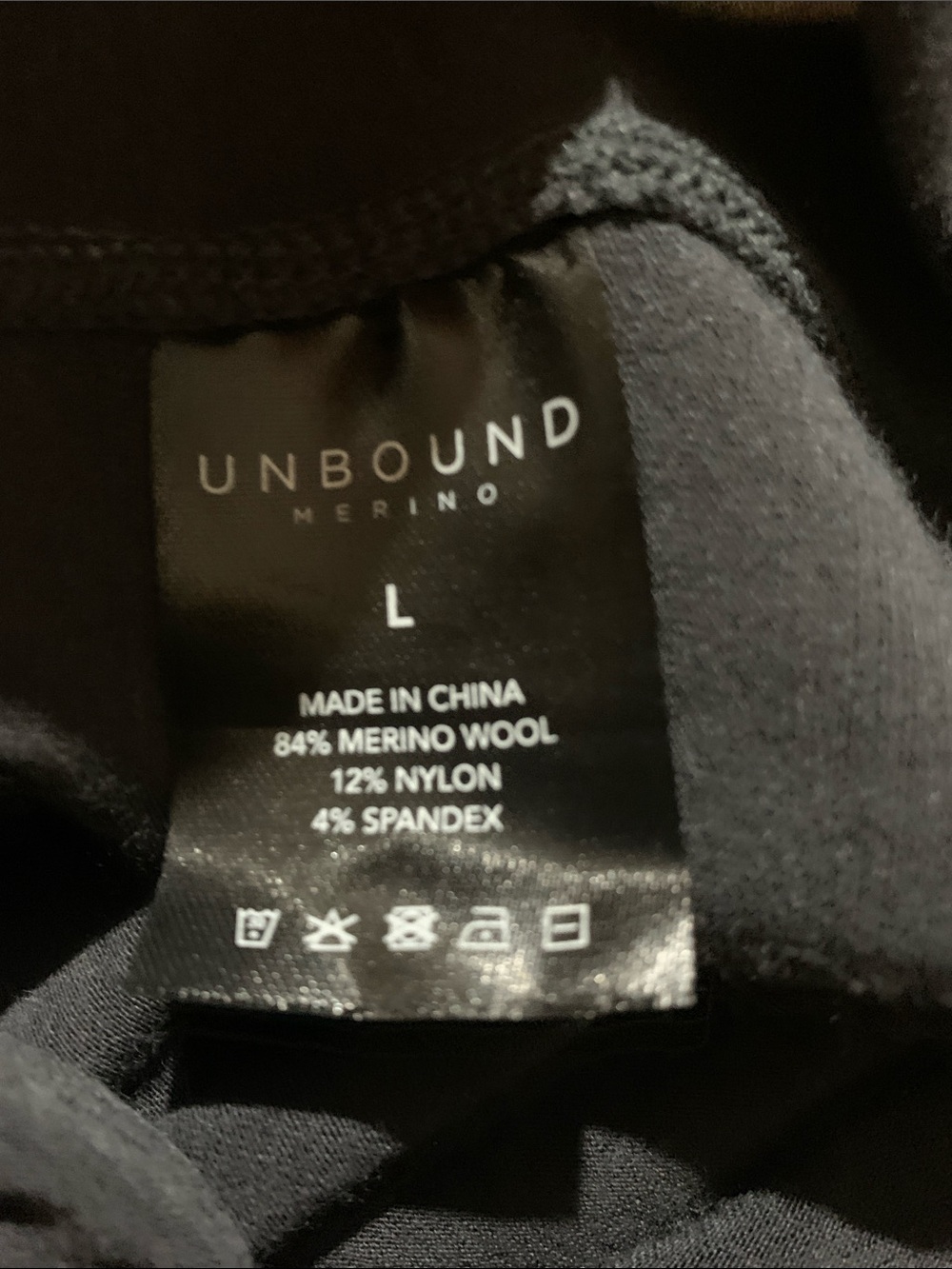 Unbound Merino Travel Midi Dress dark gray minimalist women’s Large - Picture 9 of 9